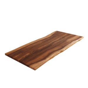 DIY Walnut Acacia Slab | 1.75&quot; Thick Solid Wood Live-Edge Tabletop | Tabletop Wood Panel | DIY Tabletop for Work, Craft, Kitchen - UMBUZO