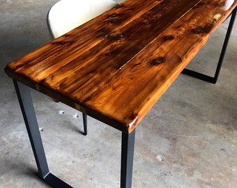 SALE! Reclaimed Wood & Steel Desk
