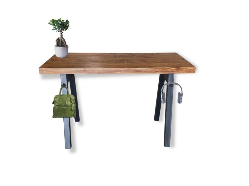 Mid Modern Solid Wood Desk Home Office Desk image 3