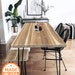 UMBUZÖ Dining Table - Wood Dining Room Table 