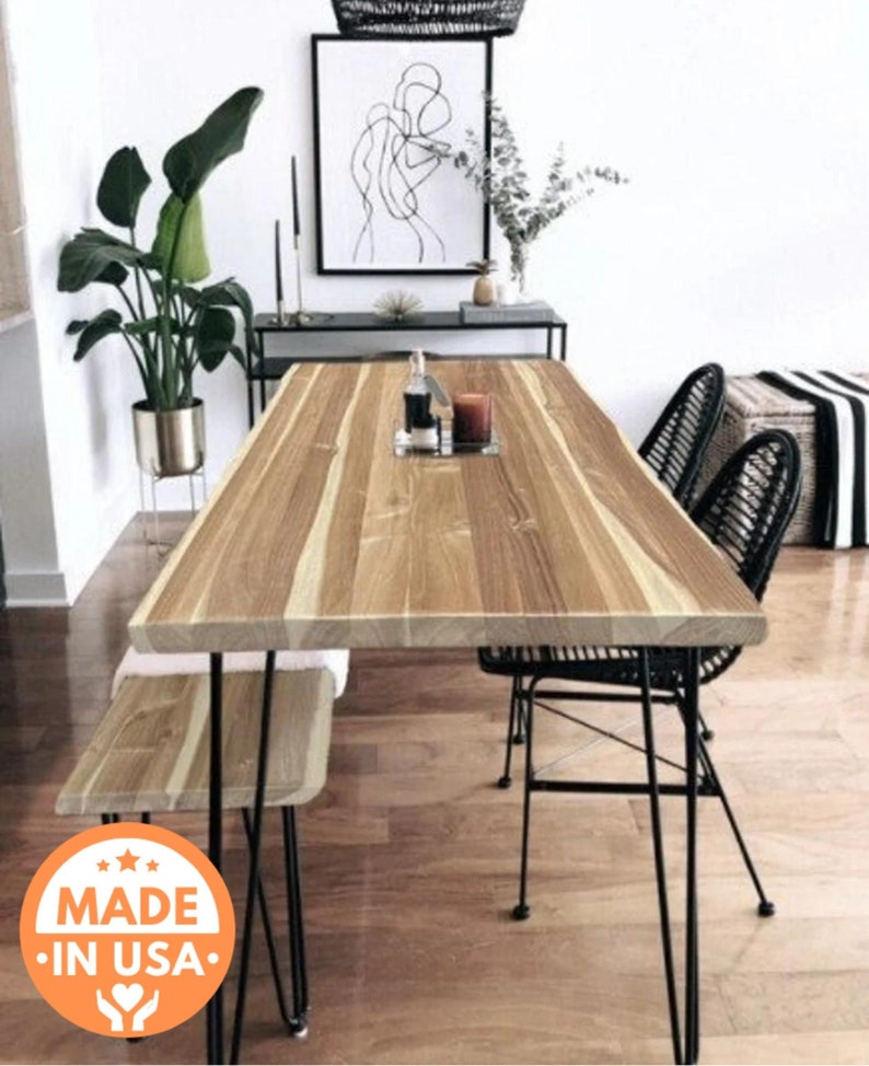 UMBUZÖ Dining Table - Wood Dining Room Table 