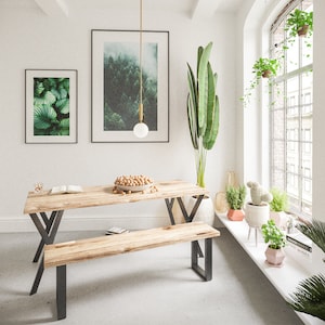 Natural Wood Dining table image 1