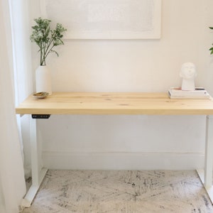 Light Colored Wood Standing Desk image 4