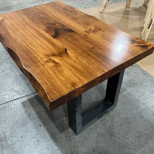 Live Edge Wood Coffee Table image 4
