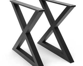 Modern X-Legs for Tables and Desks - Sleek and Sturdy Design