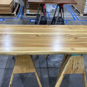 Exotic Teak Live Edge Desk image 9