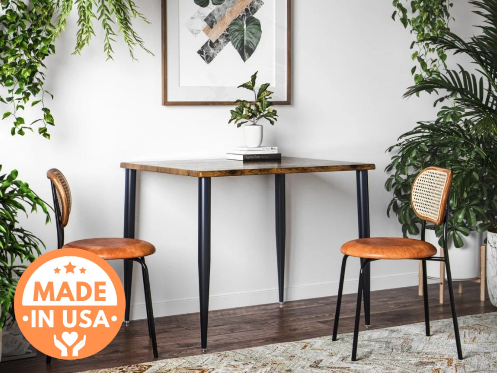 Small Dining Table Apartment Dining Table for 2 Wood Dining Etsy