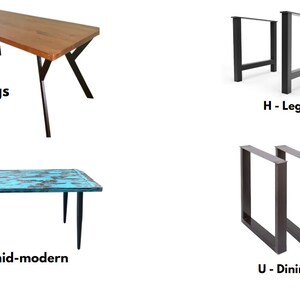 Modern Wood Dining Table image 8