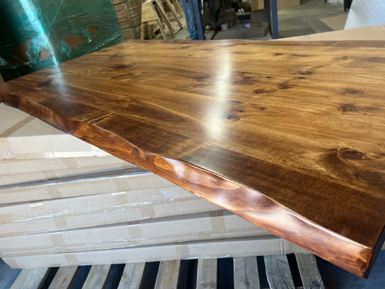 Modern Wood Dining Table 画像 2