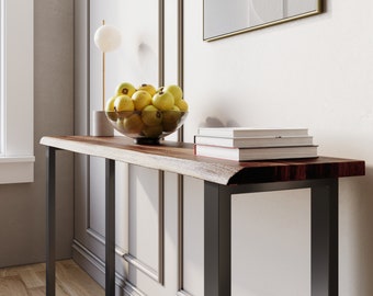 Exotic Hardwood Console Table