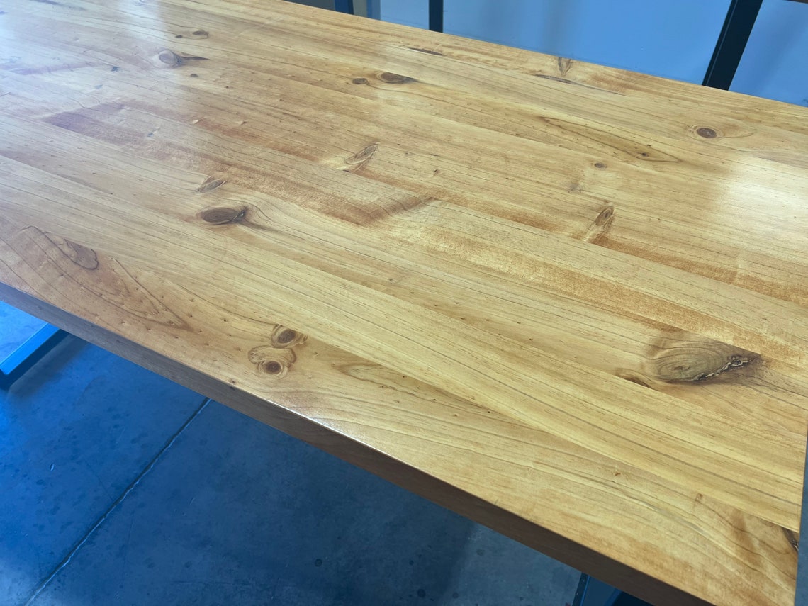 Desk Solid Wood Desk Office Desk Computer Desk Boho Desk Etsy