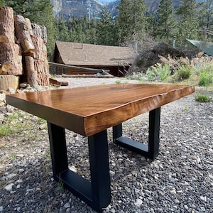 Live Edge Wood Coffee Table image 1