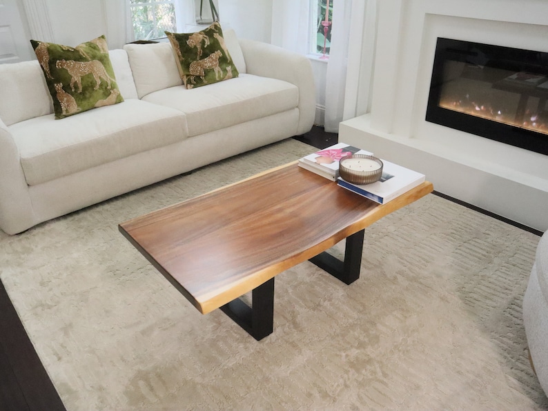 Coffee Table Live Edge Exotic Hardwood Coffee Table. image 5