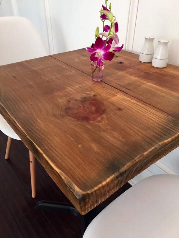 Restaurant Table Top Reclaimed Wood Table Etsy