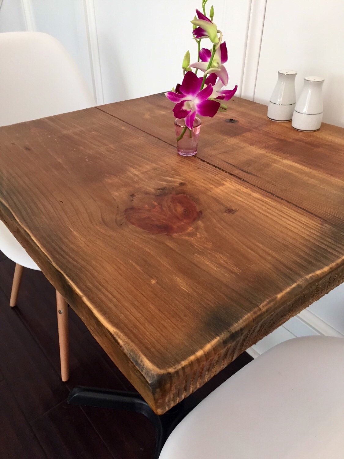 Restaurant Table Top Reclaimed Wood Table Etsy