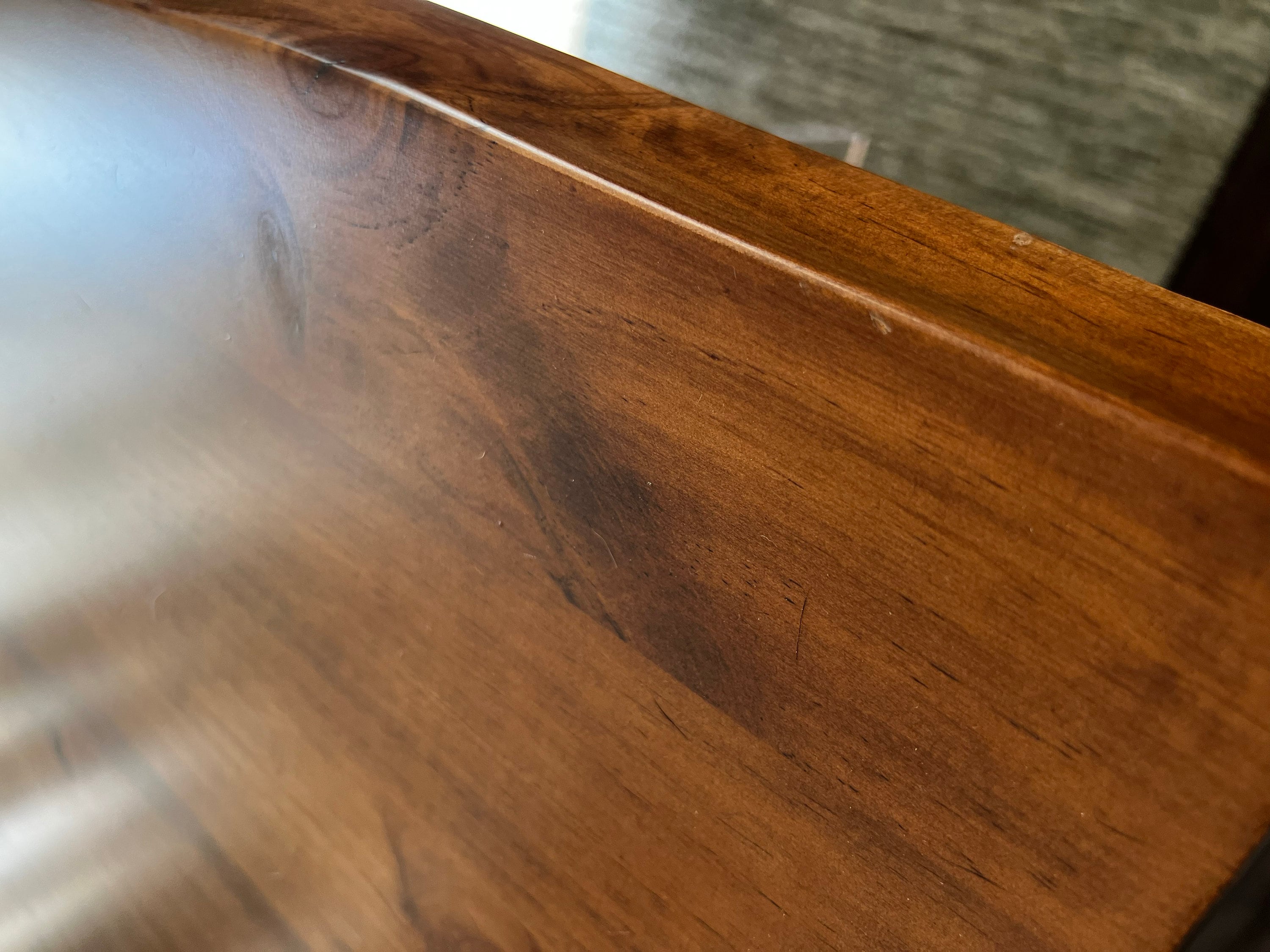 solol wood(walnut） NewTechWood 12-in x 24-in Spanish Walnut Painted Composite