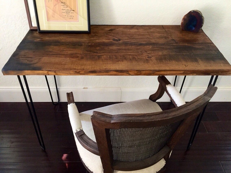 In Stock Distressed Wood Desk Or Table