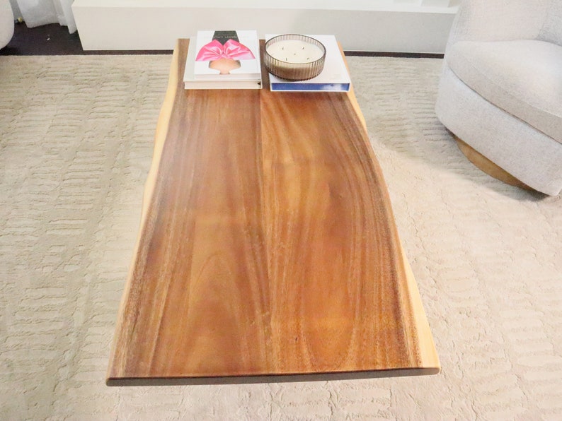 Coffee Table Live Edge Exotic Hardwood Coffee Table. image 9