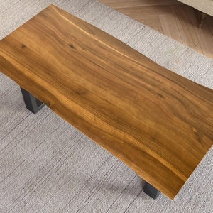Coffee Table - Live-Edge Exotic Hardwood Coffee Table