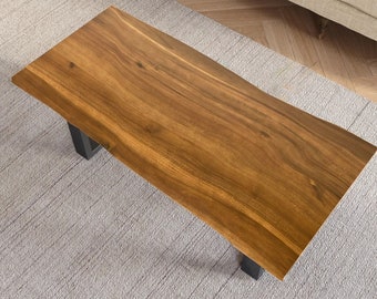 Coffee Table - Live-Edge Exotic Hardwood Coffee Table