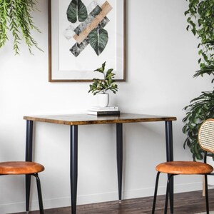 Small Dining Table - Apartment Dining Table for 2, Wood Dining Table