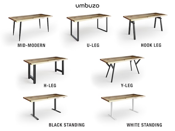 Elegant Live-edge Walnut Color Desk | Solid Wood Home Office Desk