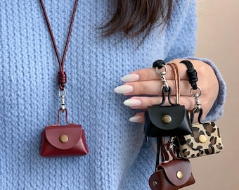 Vintage Neck Hanging Accessory Mini Purse Necklace