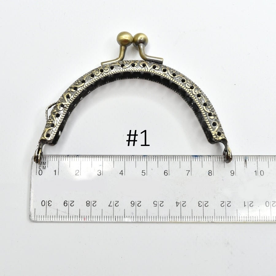 EXCLUZO Metal Purse Frame Retro Arch Metal Purse Making Coin Bag DIY Craft  Frame Kiss Clasp Lock for Craft Purse Bag Making 5 5cm : Amazon.in: Bags,  Wallets and Luggage