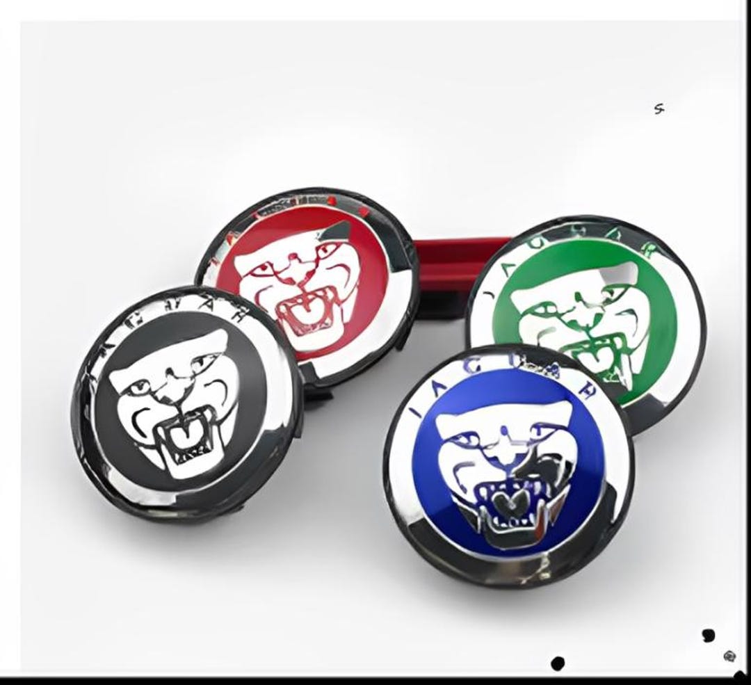 3D Car Wheel Center Cap Stickers – 58mm Hub Emblem Badge Decals (set of ...