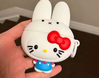 Kitty Miffy Airpod Case, Cartoon Earphone Case, For Airpod 1 2 3 4 Pro 2, Birthday Gift For Her
