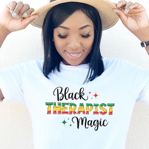 Therapist Shirt, Therapist Gift, Black History Tee, Juneteenth T-shirt, Mental Health Shirt, LCSW Shirt, Black Therapist, Graduation Shirt