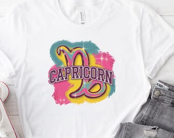 Capricorn T-Shirt, Astrology Shirt for Capricorn Women, Zodiac Tee, Gift for Capricorn Birthday, Capricorn Birthday Gift