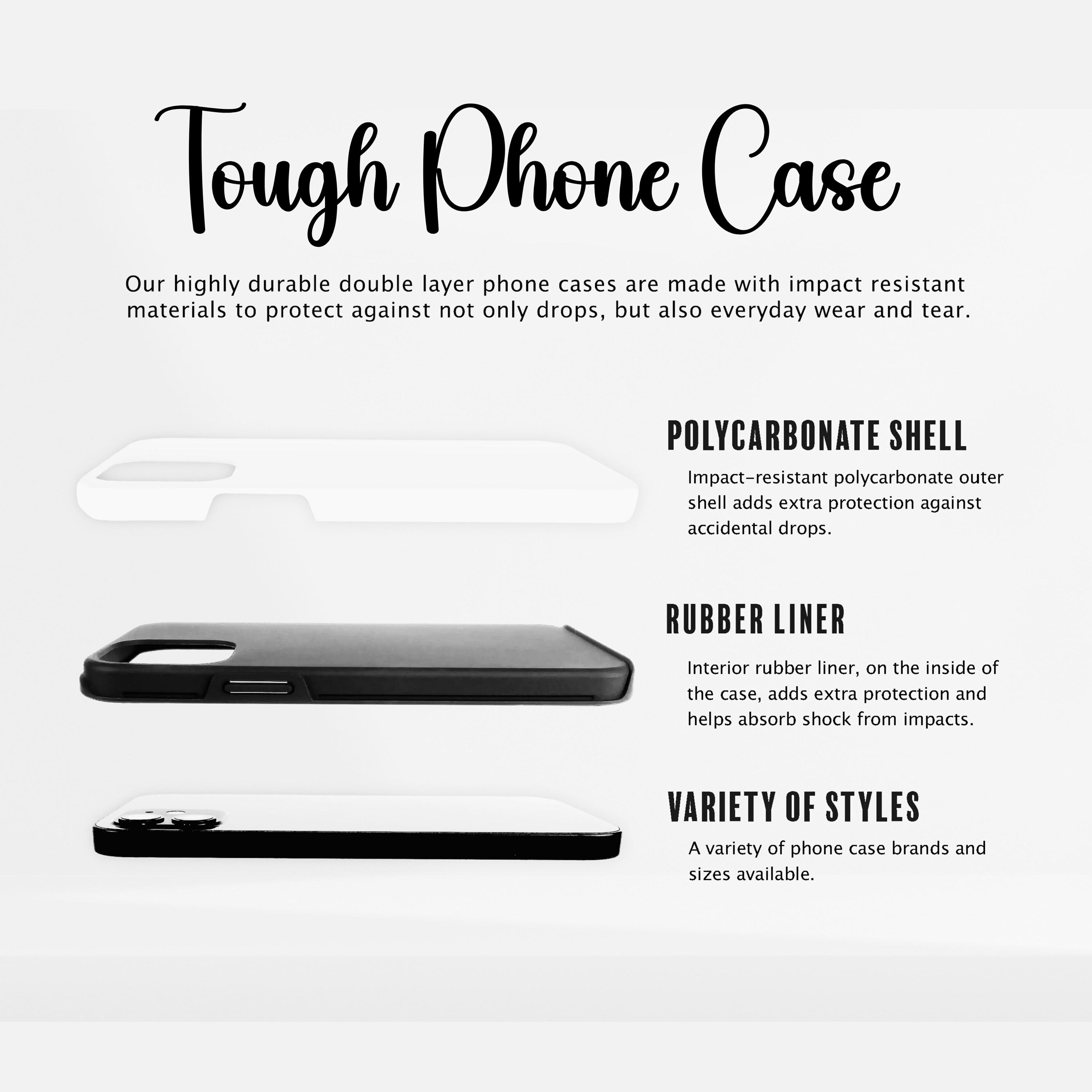 Matte Purple Phone Case With Silver Heart Elegant Minimalistic 60 main image 0