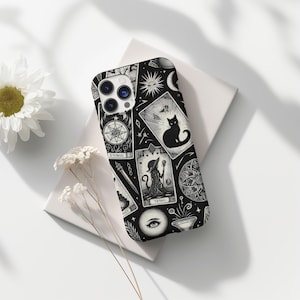 Halloween phone case Wiccan Phone Case, Tarot Phone Case, Witchy Phone Case, iPhone 16 pro max mini plus, Galaxy S25, Pixel 8 9 Pro