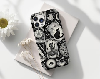 Halloween phone case Wiccan Phone Case, Tarot Phone Case, Witchy Phone Case, iPhone 16 pro max mini plus, Galaxy S25, Pixel 8 9 Pro
