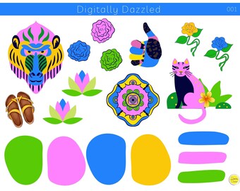 Vibrant Monkey Digital | Planner Stickers | Printable Stickers