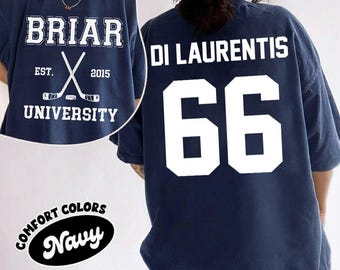 Dean Di Laurentis 66 Comfort Colors Shirt, Briar University Hockey Off Campus Shirt, The Score Booktok Romance Merch Tee