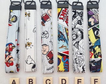 Wristlet keychain-Cartoon