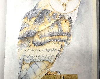 Custom wild animals into watercolor artwork. Hand painted.