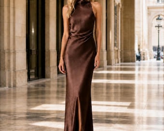 Pure mulberry silk prom dress open cross back floor length x strap gown wedding  dress bridesmaid dress evening dress personalized gifts