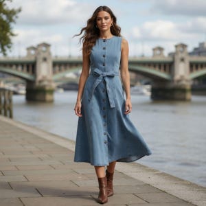 denim prom dress One Shoulder Strap Denim Prom Dress Ashley Lauren 11125