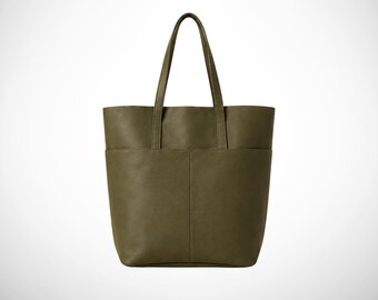 Tote Bag For Womens, 100% Genuine Leather Work Tote, Large Shoulder Bag, Christmas Gift, Handmade Leather Bag, Thank You Gifts