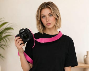 Leather camera strap elegant adjustable DSLR SLR camera neck strap leather shoulder sling crossbody camera strap gift for photographers