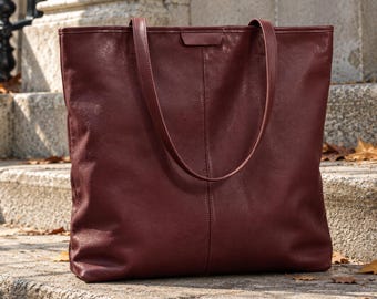 Shoulder Purse, Thinking of You Gift Tote Bag, Personalized Tote Bag, Handmade Office Carryall, Custom Gift for Her, Gifts for Wife