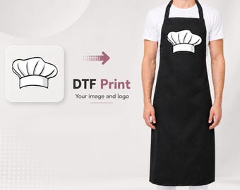 Personalized denim apron custom kitchen apron gift gardening apron for men and women BBQ cooking apron housewarming gift new home gift