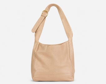 Custom Tote Bag, Genuine Leather Shoulder Purse, Slouchy Handbag, Handmade Birthday Gift for Her, Custom Gift for Wife, Christmas Gift