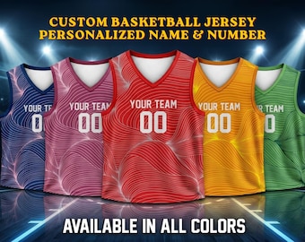 Basketball jersey personalized team sports uniform for fan lovers players game day outfit unisex game day wear personalized gifts for him