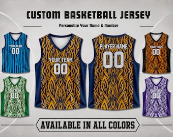 Personalized team Name & Number basketball jersey custom uniform for players game day outfit T shirt for party streetwear gamer lovers gifts