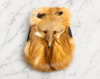 Scottish Fox Mask Sporran Authentic Scottish Highland Kilt Accessory wedding gift Gift for DAD Gifts for Scottish