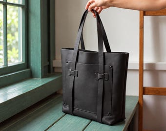 Vintage tote bag, women's work shoulder bag, large shopper purse, laptop tote bag, birthday gift for wife, gift bag
